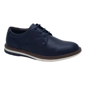 Tommy Bowe Navy Boys Smart Shoe - Greaves