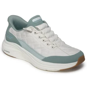 Skechers Womens Green Slip-Ins Contour Foam Cozy Fit Fashion Trainer - 150404
